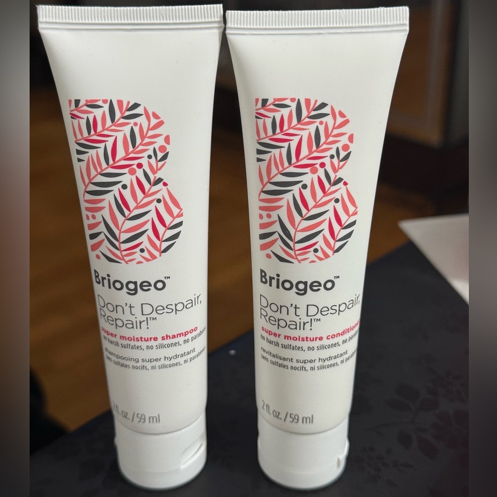 Briogeo Don't Despair, Repair! Super Moisture Shampoo & Conditioner Travel Set